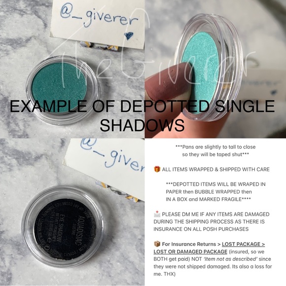 DIESEL (Frost) DEPOTTED MAC EYESHADOW SINGLE DISCONTINUED SHADES - Picture 8 of 15